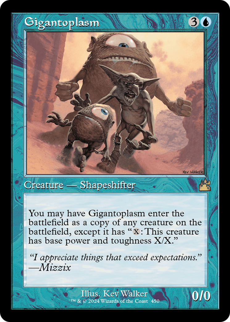 Image of Gigantoplasm (Retro Frame) (RVR-450) - Ravnica Remastered Foil