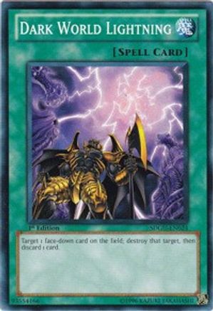 Image of Dark World Lightning (SDGU-EN024) - Structure Deck: Gates of the Underworld 1st Edition