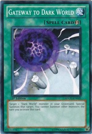 Image of Gateway to Dark World (SDGU-EN025) - Structure Deck: Gates of the Underworld 1st Edition