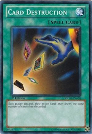 Image of Card Destruction (SDGU-EN028) - Structure Deck: Gates of the Underworld 1st Edition