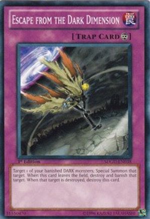 Image of Escape from the Dark Dimension (SDGU-EN038) - Structure Deck: Gates of the Underworld Unlimited