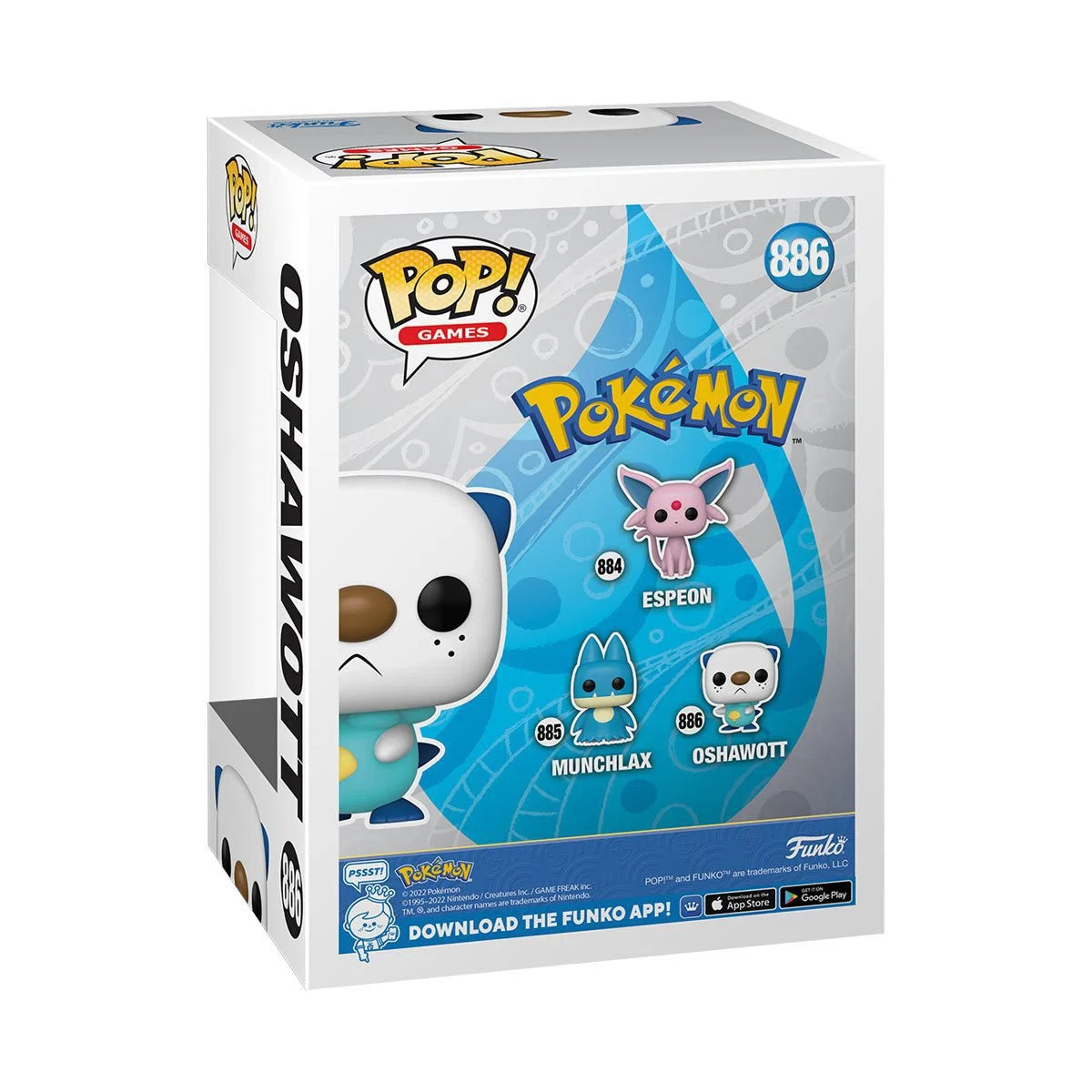 Pokemon Oshawott Funko Pop! Vinyl Figure #886