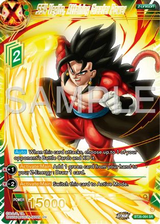 Image of SS4 Vegito, Attaining Greater Power (BT26-064) - Ultimate Advent Foil