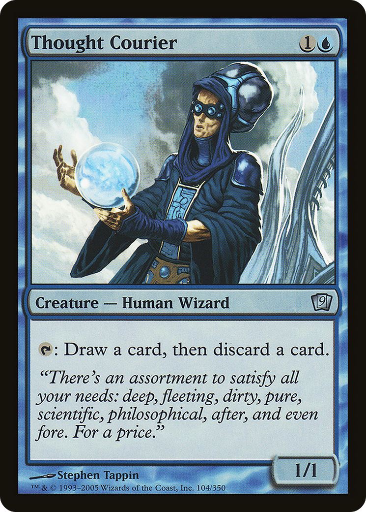 Image of Thought Courier (9ED-104) - 9th Edition Foil