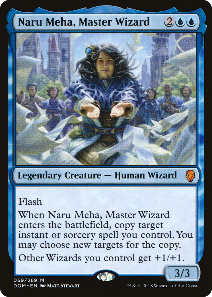 Image of Naru Meha, Master Wizard (DOM-059) - Dominaria Foil