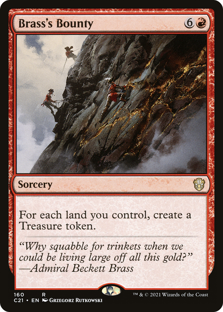 Image of Brass's Bounty (C21-160) - Commander 2021