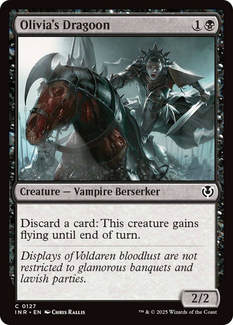 Image of Olivia's Dragoon (INR-127) - Innistrad Remastered Foil