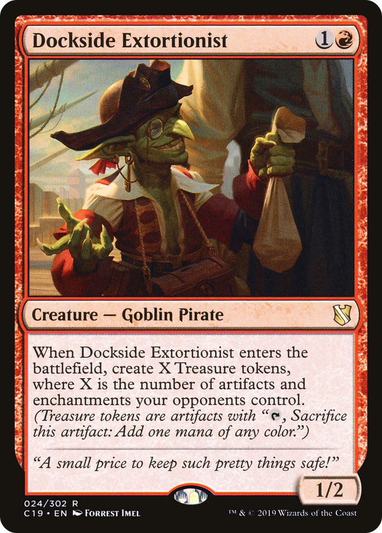 Image of Dockside Extortionist (C19-024) - Commander 2019
