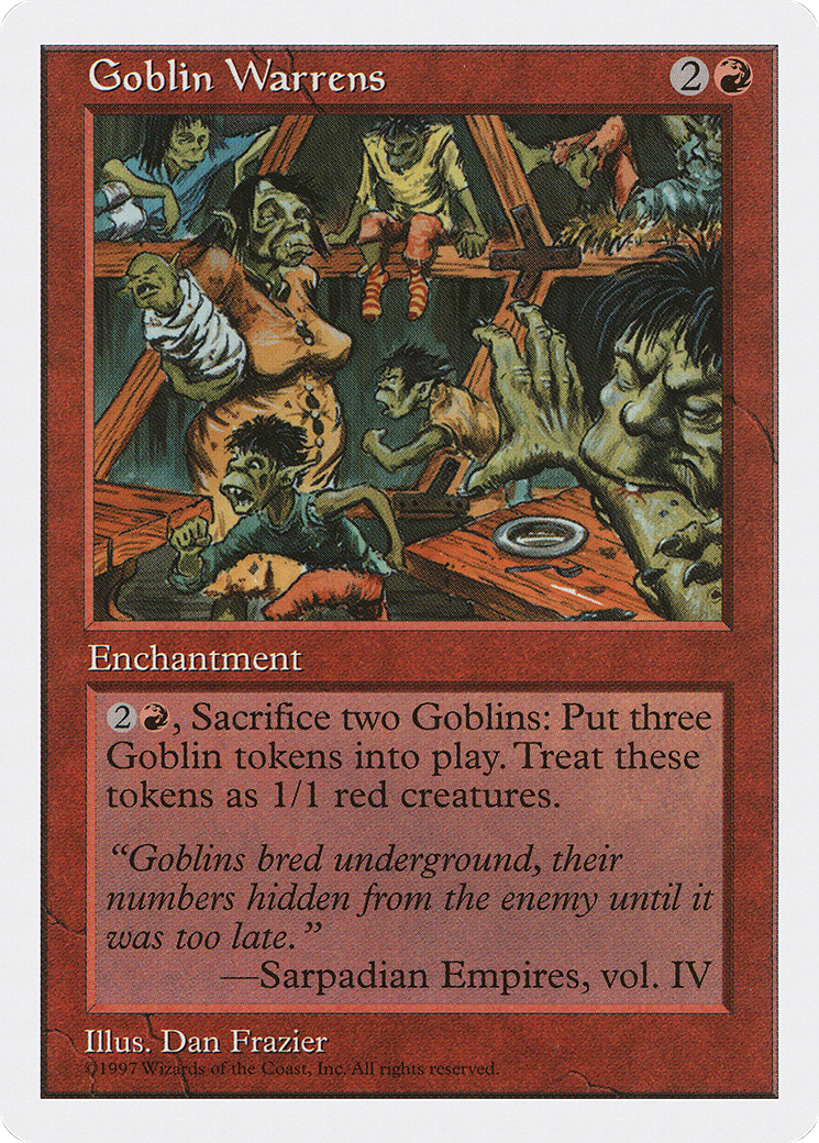 Image of Goblin Warrens (5ED-) - Fifth Edition