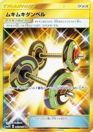 Image of Bodybuilding Dumbbells - 063/051 (063/051) - SM3H To Have Seen the Battle Rainbow Holofoil
