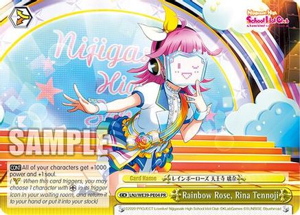 Image of Rainbow Rose, Rina Tennoji (LNJ/WE39-PE04) - Love Live! School Idol Festival Series 10th Anniversary Premium Booster