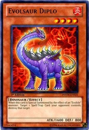 Image of Evolsaur Diplo (PHSW-EN021) - Photon Shockwave 1st Edition