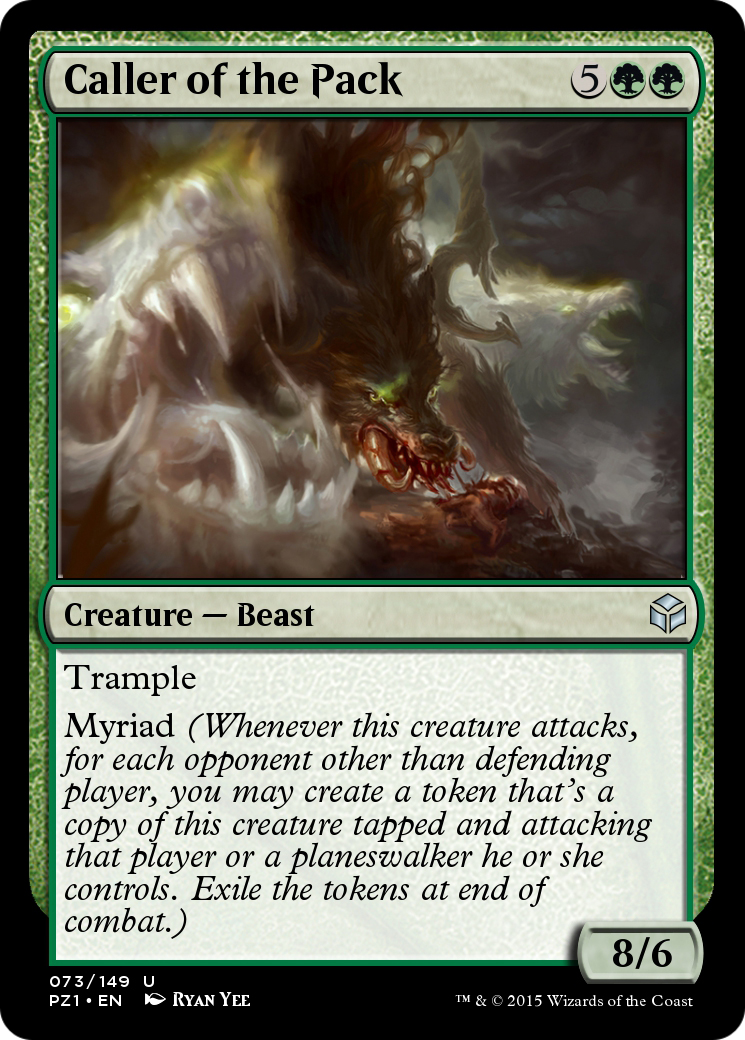 Image of Caller of the Pack (PZ1-073) - Legendary Cube Prize Pack Foil