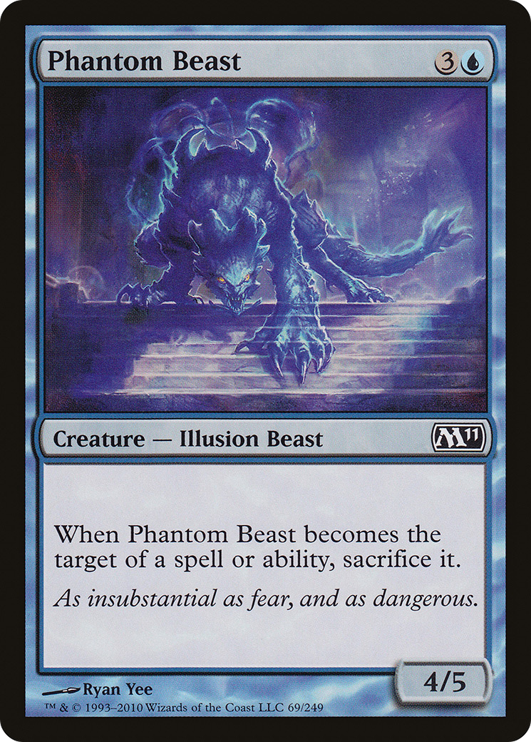 Image of Phantom Beast (M11-069) - Magic 2011 Foil
