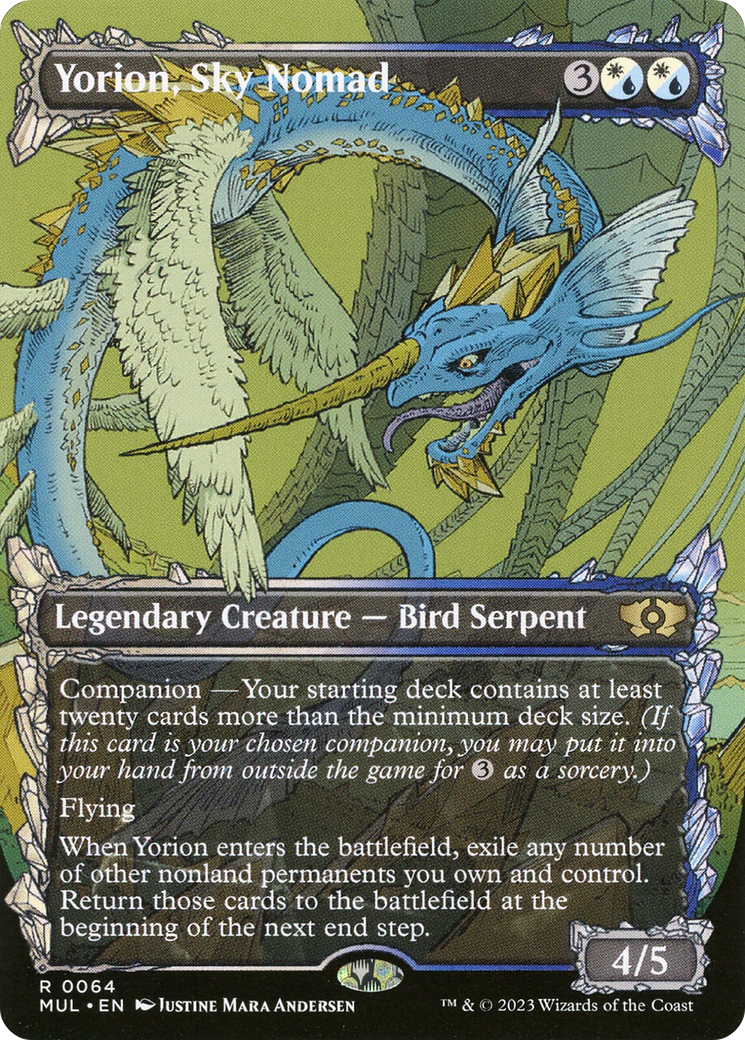 Image of Yorion, Sky Nomad (MUL-064) - Multiverse Legends: (Showcase) (Borderless)