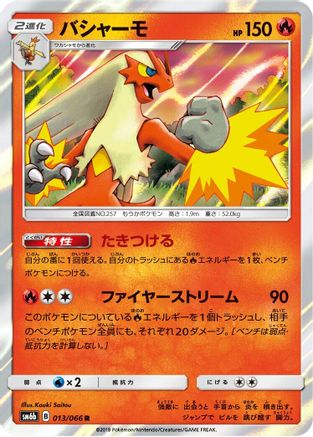 Image of Blaziken (013/066) - SM6b Champion Road Holofoil