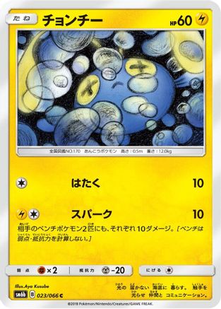 Image of Chinchou (023/066) - SM6b Champion Road