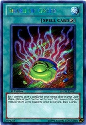 Image of Shard of Greed (PHSW-EN057) - Photon Shockwave 1st Edition
