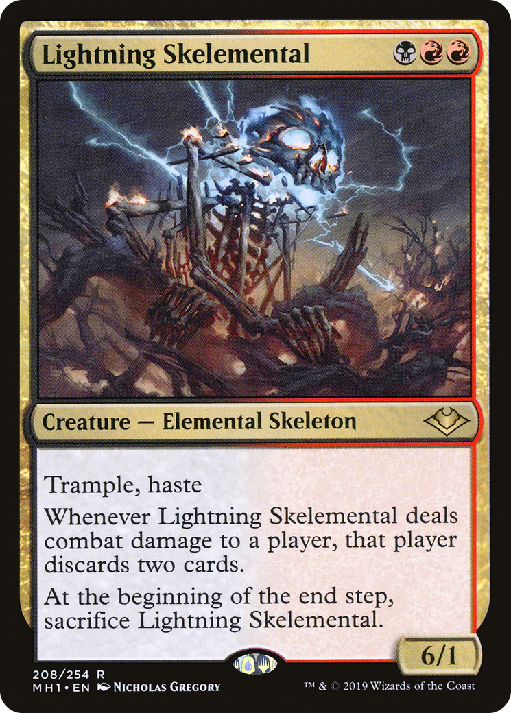 Image of Lightning Skelemental (MH1-208) - Modern Horizons