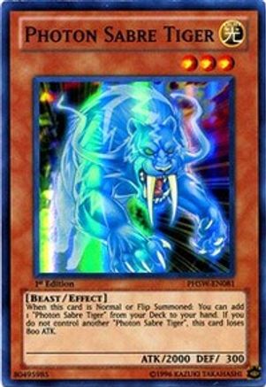 Image of Photon Sabre Tiger (PHSW-EN081) - Photon Shockwave 1st Edition