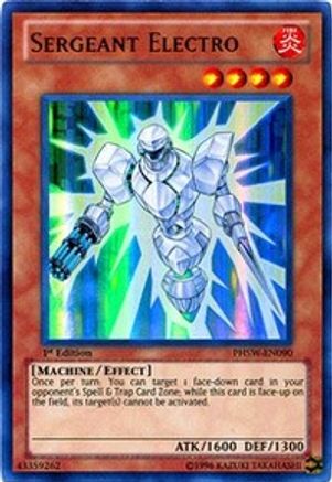 Image of Sergeant Electro (PHSW-EN090) - Photon Shockwave 1st Edition