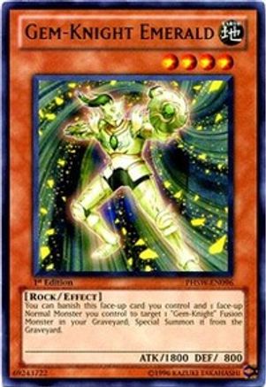 Image of Gem-Knight Emerald (PHSW-EN096) - Photon Shockwave 1st Edition