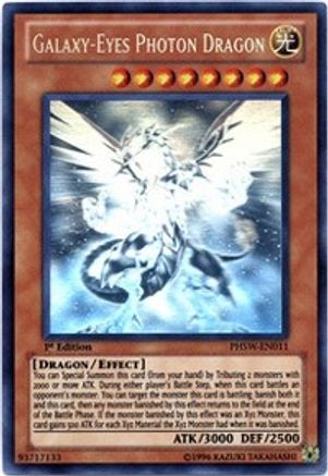 Image of Galaxy-Eyes Photon Dragon (Ghost Rare) (PHSW-EN011) - Photon Shockwave Unlimited