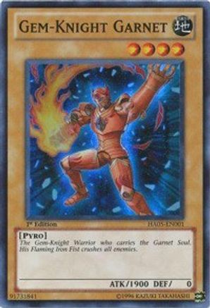 Image of Gem-Knight Garnet (HA05-EN001) - Hidden Arsenal 5: Steelswarm Invasion Unlimited