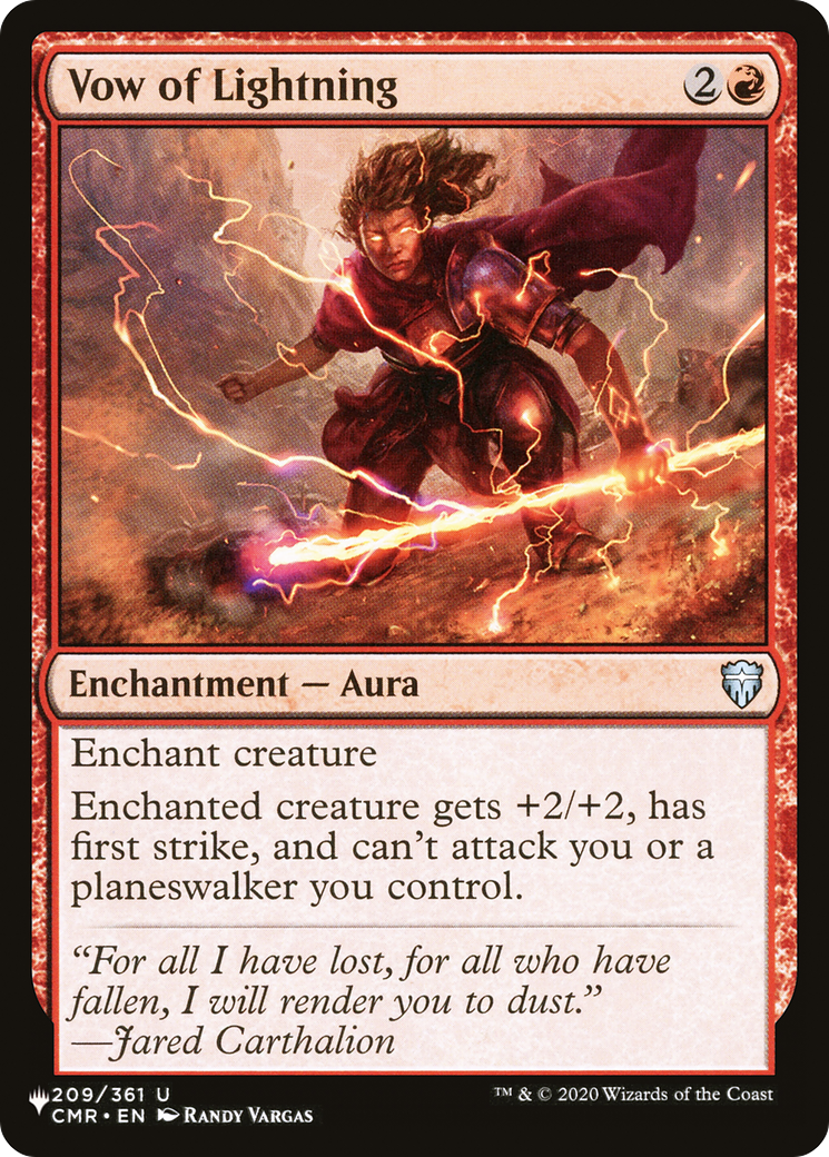 Image of Vow of Lightning (LIST-CMR-209) - The List