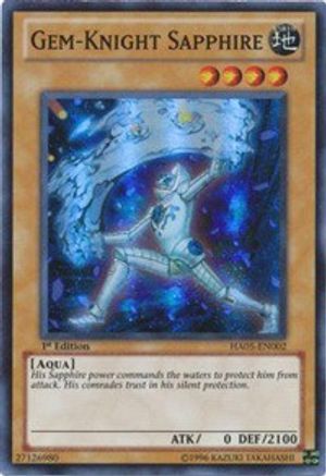 Image of Gem-Knight Sapphire (HA05-EN002) - Hidden Arsenal 5: Steelswarm Invasion Unlimited