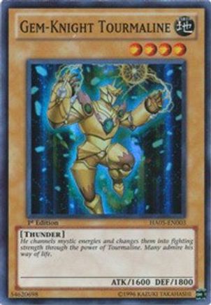 Image of Gem-Knight Tourmaline (HA05-EN003) - Hidden Arsenal 5: Steelswarm Invasion Unlimited