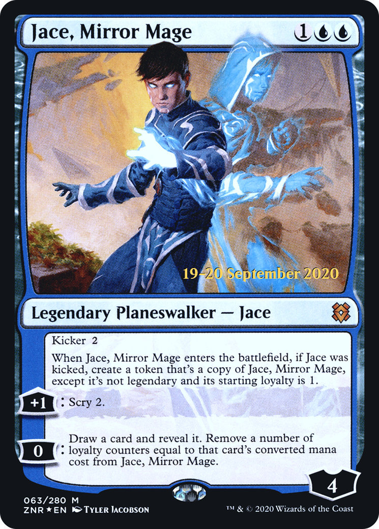 Image of Jace, Mirror Mage (PRE-063) - Zendikar Rising Promos Foil