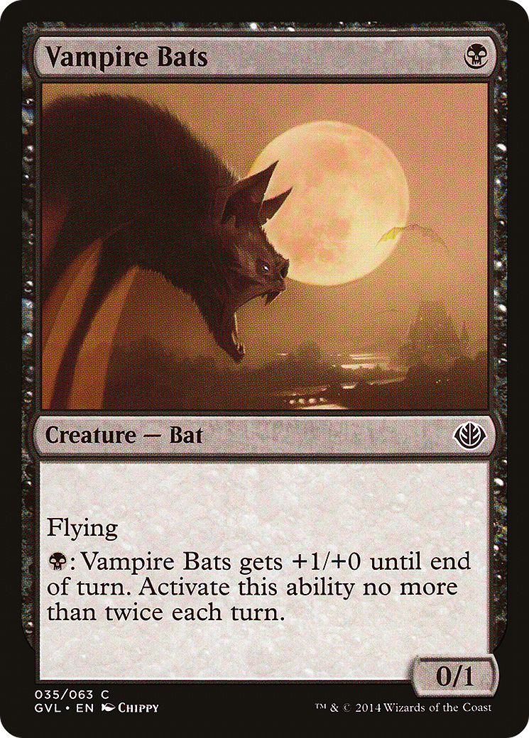 Image of Vampire Bats (DD3-035) - Duel Decks Anthology: Garruk vs. Liliana