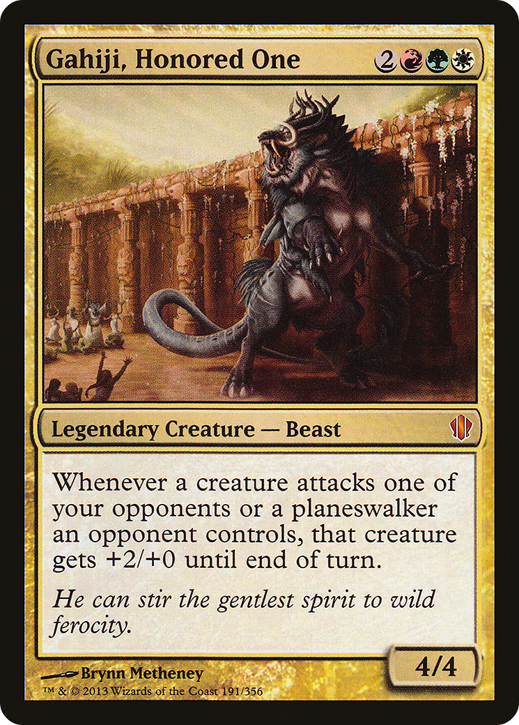 Image of Gahiji, Honored One (C13-191) - Commander 2013
