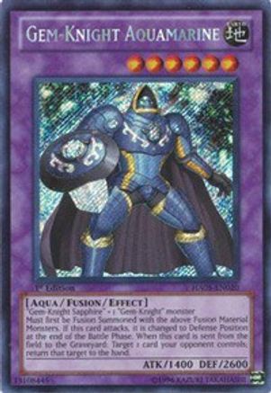 Image of Gem-Knight Aquamarine (HA05-EN020) - Hidden Arsenal 5: Steelswarm Invasion 1st Edition