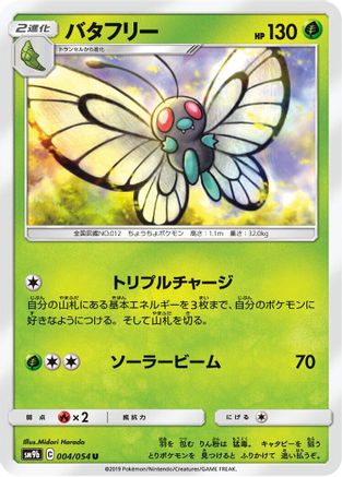 Image of Butterfree (004/054) - SM9b Full Metal Wall