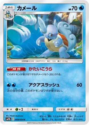 Image of Wartortle (009/054) - SM9b Full Metal Wall