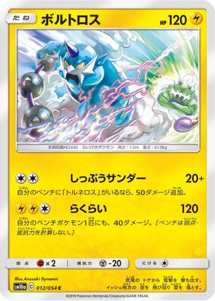 Image of Thundurus (012/054) - SM10a GG End