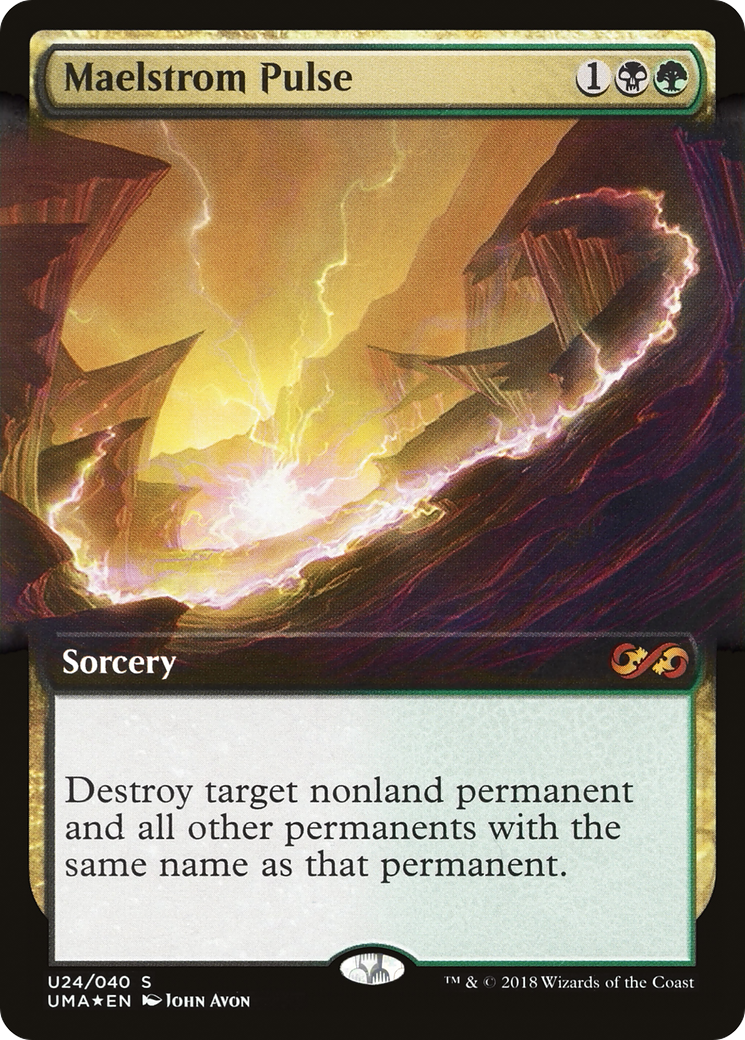 Image of Maelstrom Pulse (UMA:BT-U24) - Ultimate Box Topper: (Extended Art) Foil