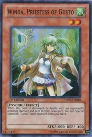 Image of Winda, Priestess of Gusto (HA05-EN040) - Hidden Arsenal 5: Steelswarm Invasion Unlimited
