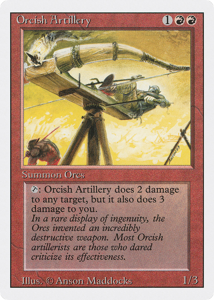 Image of Orcish Artillery (3ED-) - Revised Edition