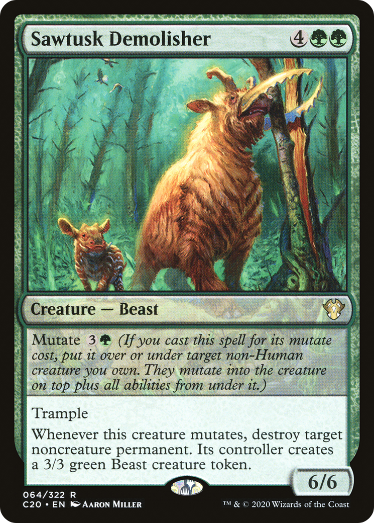 Image of Sawtusk Demolisher (C20-064) - Commander 2020