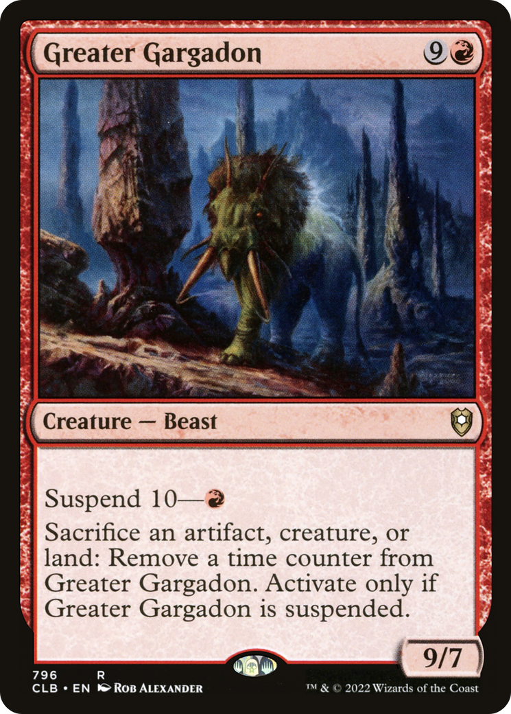 Image of Greater Gargadon (CLB-796) - Commander Legends: Battle for Baldur's Gate
