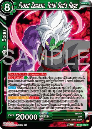 Image of Fused Zamasu, Total God's Rage (BT26-082) - Ultimate Advent
