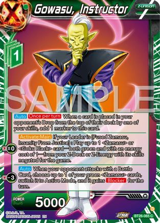 Image of Gowasu, Instructor (BT26-065) - Ultimate Advent