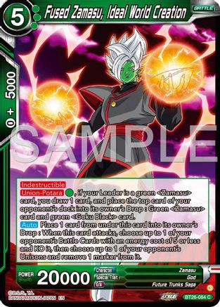 Image of Fused Zamasu, Ideal World Creation (BT26-084) - Ultimate Advent Foil