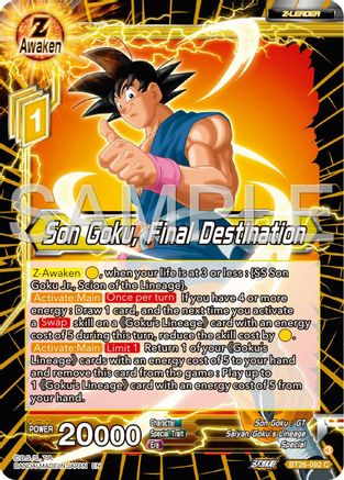 Image of Son Goku, Final Destination (BT26-092) - Ultimate Advent