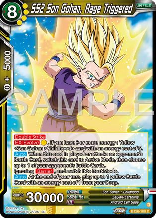 Image of SS2 Son Gohan, Rage Triggered (BT26-100) - Ultimate Advent Foil