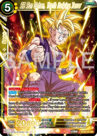 Image of SS Son Gohan, Youth Defying Terror (BT26-101) - Ultimate Advent Foil