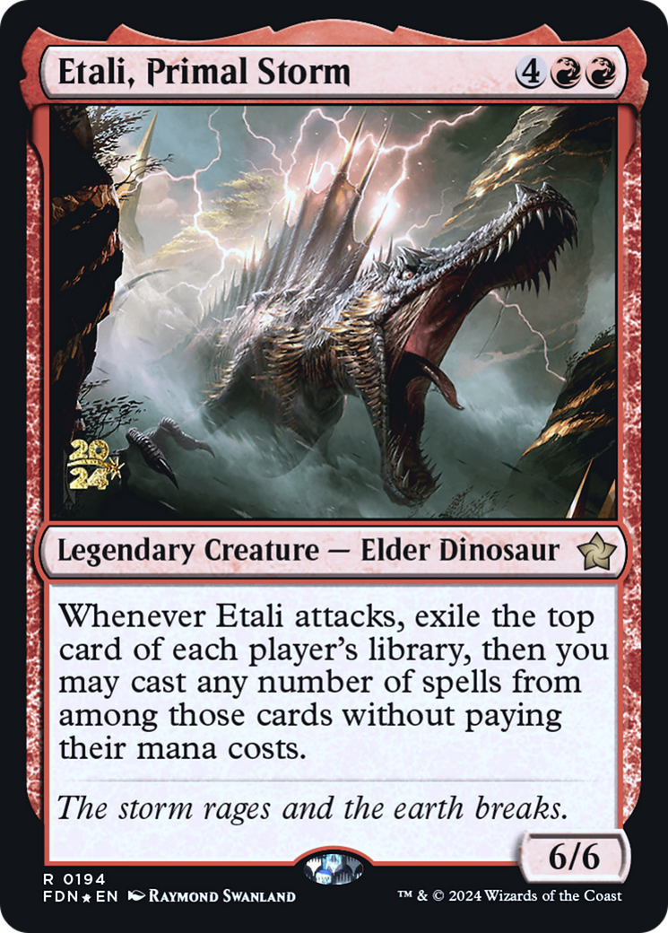 Image of Etali, Primal Storm (FDN) (PRE-194) - Foundations Promos Foil